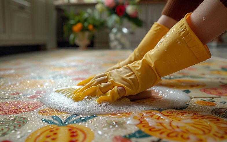 Le guide ultime pour nettoyer et entretenir votre tapis de cuisine en vinyle